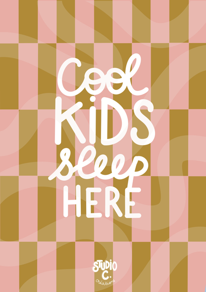 Cool kids (rose & jaune moutarde)