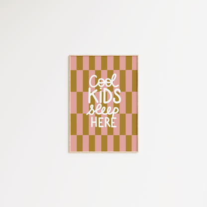 Cool kids (rose & jaune moutarde)