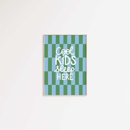 Cool kids (vert & bleu)