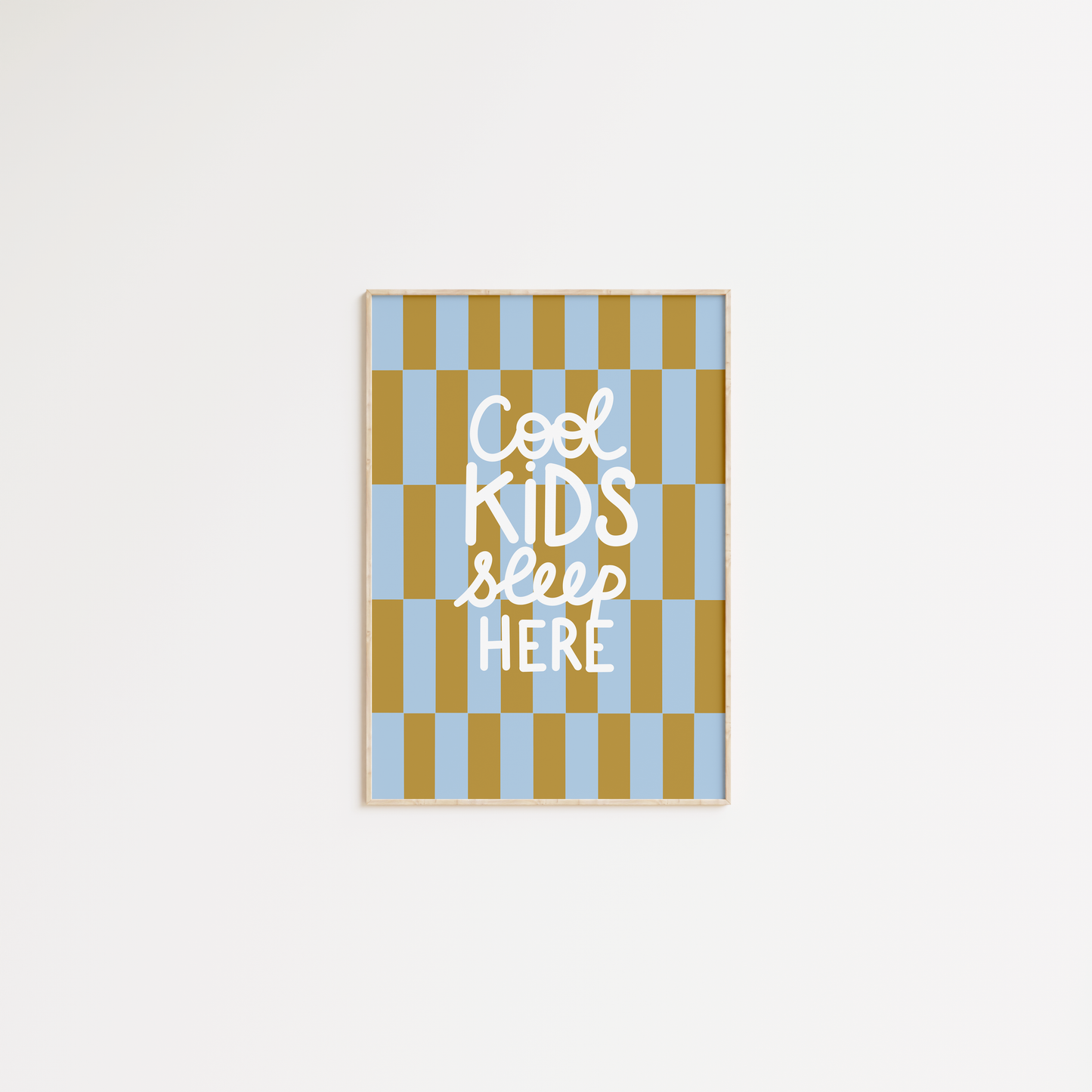Cool kids (bleu & jaune moutarde)