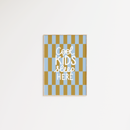 Cool kids (bleu & jaune moutarde)