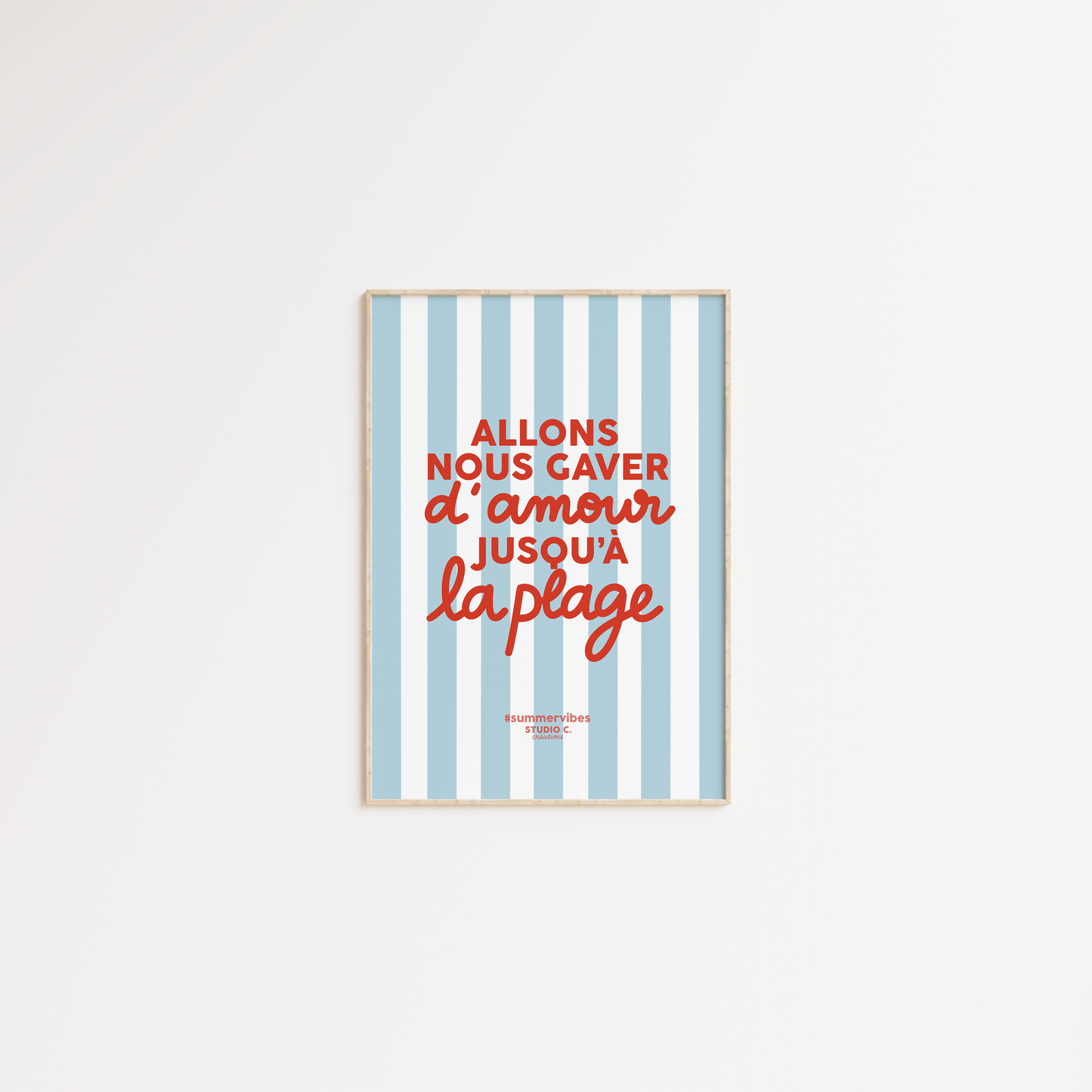 Allons nous gaver d'amour jusqu'à la plage