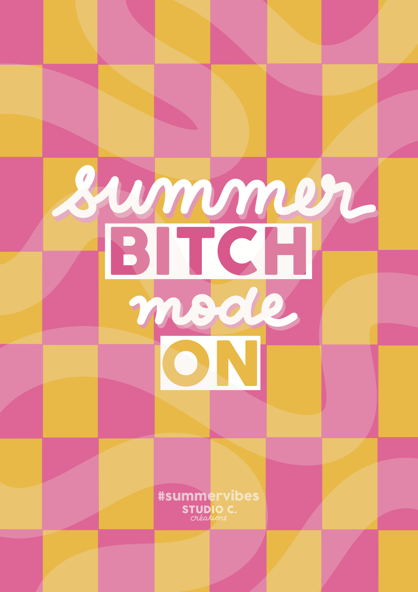 Summer beach mode ON - carte postale